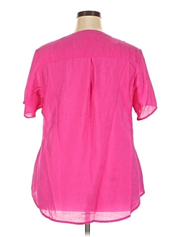 Sara Michelle Short Sleeve Blouse (view 2)