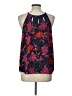 Papermoon 100% Polyester Blue Sleeveless Blouse Size L - photo 2