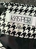 Kasper 100% Polyester Houndstooth Black Formal Skirt Size 16 - photo 4