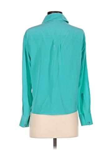 Trina Turk Long Sleeve Silk Top (view 2)