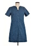 J.Crew Blue Casual Dress Size 6 - photo 1