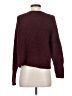 Alya 100% Acrylic Tweed Burgundy Pullover Sweater Size S - photo 2