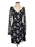 Cato Floral Blue Cocktail Dress Size S - photo 1