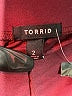 Torrid 100% Polyester Floral Burgundy Skort Size 2X Plus (2) - photo 3