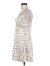 Aeropostale 100% Polyester Floral White Cocktail Dress Size M - photo 5
