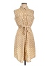 Millenium Polka Dots Tan Casual Dress Size L - photo 1
