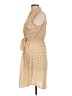 Millenium Polka Dots Tan Casual Dress Size L - photo 5