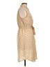 Millenium Polka Dots Tan Casual Dress Size L - photo 4