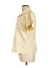 Westbound 100% Cotton Yellow Short Sleeve Blouse Size L - photo 5