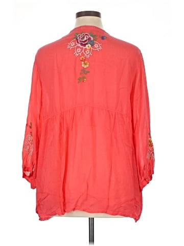Johnny Was 3/4 Sleeve Blouse (view 2)