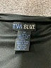Eva Blue 100% Polyester Black Cocktail Dress Size 14 - photo 7