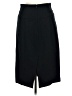 Cache Contour Collection Solid Black Formal Skirt Size 6 - photo 2