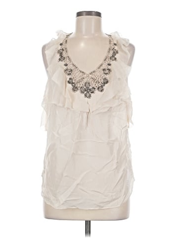 Rebecca Taylor Sleeveless Silk Top (view 1)
