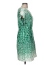 Eliza J 100% Polyester Print Green Cocktail Dress Size 8 - photo 4