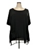 Nina Leonard Black Short Sleeve T-Shirt Size 3X - photo 1