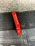 SPANX Solid Gray Denim Shorts Size M - photo 3