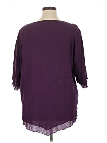 Soft Surroundings 3/4 Sleeve Top (view 2)
