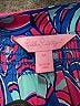 Lilly Pulitzer 100% Silk Paisley Blue 3/4 Sleeve Silk Top Size M - photo 6