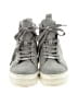 J/Slides 100% Leather Gray Sneakers Size 5 1/2 - photo 2