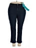 Gloria Vanderbilt Color Block Teal Jeans Size 18 - photo 1