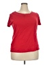 Basic Editions Red Short Sleeve Top Size XXL - photo 1