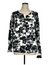 White Stag Floral Silver Cardigan Size 16 - photo 1
