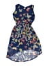 Btween 100% Polyester Print Blue Dress Size 8 - photo 2