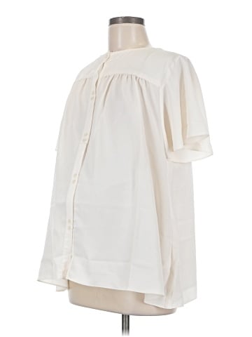Hatch Short Sleeve Blouse (view 1)