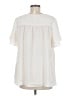 Hatch 100% Polyester Ivory Short Sleeve Blouse Size Med Maternity - photo 2