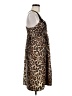 Studio West Animal Print Brown Cocktail Dress Size M - photo 4