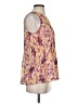 Halogen 100% Polyester Purple Sleeveless Blouse Size XS - photo 4