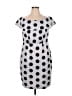 Love Squared Polka Dots Gray Cocktail Dress Size 1X - photo 1