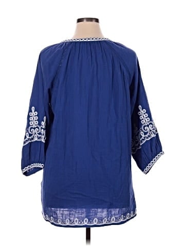 Soft Surroundings 3/4 Sleeve Blouse (view 2)
