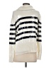 Talbots Stripes Silver Turtleneck Sweater Size S - photo 2