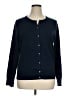 Lands' End Solid Blue Cardigan Size XL - photo 1