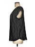 Halogen 100% Polyester Black Short Sleeve Blouse Size M - photo 5