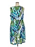 Elementz Print Green Casual Dress Size 3X - photo 2