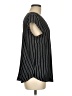 Halogen 100% Polyester Black Short Sleeve Blouse Size M - photo 4