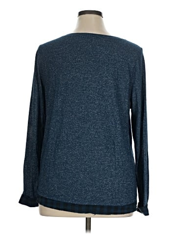 Lane Bryant Outlet Long Sleeve T-Shirt (view 2)