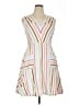 ModCloth Stripes White Casual Dress Size XL - photo 1
