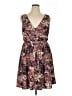ModCloth Floral Brown Casual Dress Size XL - photo 1