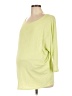 Old Navy - Maternity Green 3/4 Sleeve Top Size Lg Maternity - photo 1