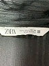 Zara 100% Polyester Black Casual Dress Size L - photo 7