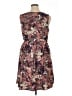 ModCloth Floral Brown Casual Dress Size XL - photo 2