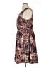 ModCloth Floral Brown Casual Dress Size XL - photo 5