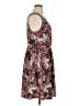 ModCloth Floral Brown Casual Dress Size XL - photo 4