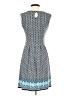 Max Studio Print Blue Casual Dress Size XS - photo 2