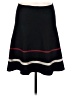 Max Studio Stripes Black Casual Skirt Size Med - Lg - photo 1