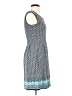 Max Studio Print Blue Casual Dress Size XS - photo 4