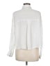 Mi ami 100% Polyester Solid Ivory Long Sleeve Blouse Size M - photo 2